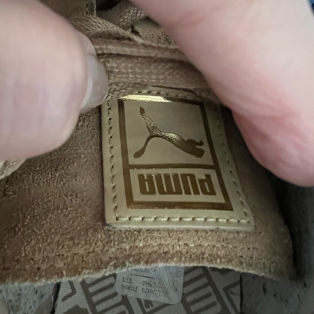 Puma Classic Beige Suede Sneakers - Picture 4 of 5